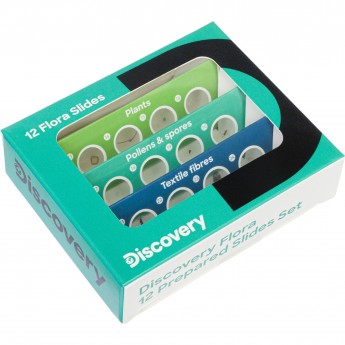 Набор микропрепаратов LEVENHUK DISCOVERY «Флора», 12 шт.